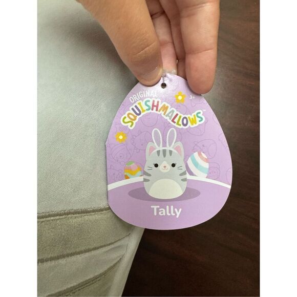 NWT Tally Grey Tabby Cat Squishmallows 14 Inch Plush - Picture 4 of 5